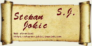 Stepan Jokić vizit kartica